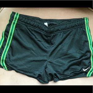 Nike Green /lime green mini small shorts